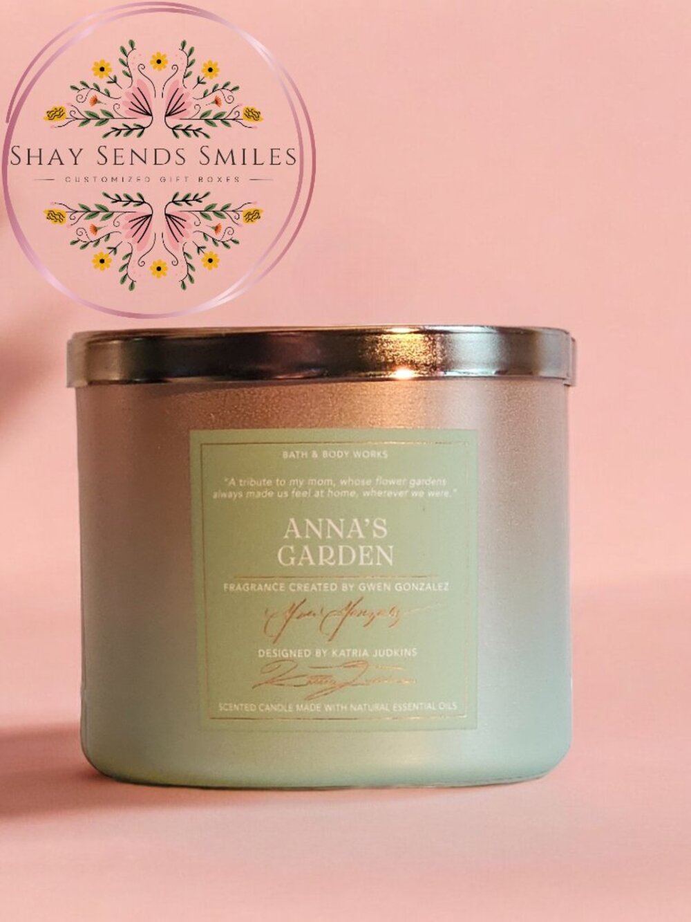 Annas Garden LIMITED EDITION 3 Wick Candle